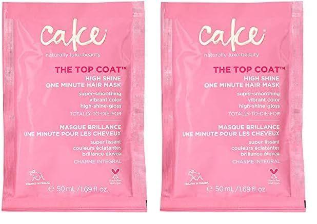 Imagem de Máscara capilar Cake Beauty The Top Coat One Minute 50 ml (pacote com 2)