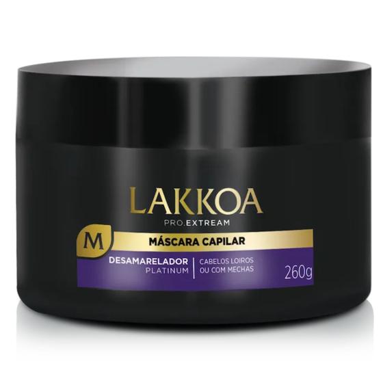 Imagem de Mascara Capilar Desamareladora Lakkoa 260g