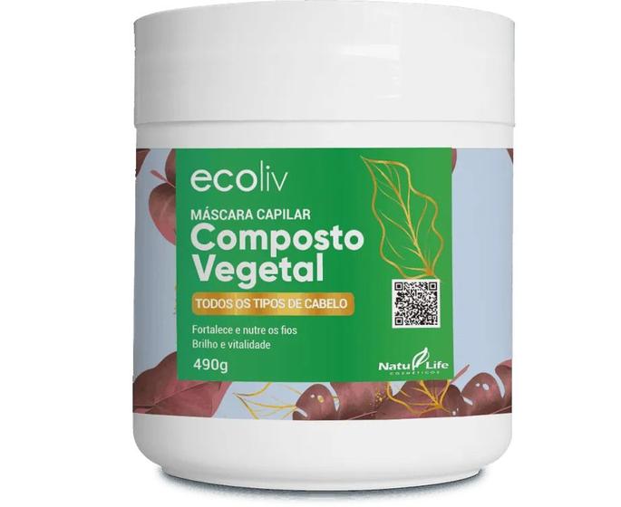 Imagem de Máscara Capilar Ecoliv Composto Vegetal - Natulife 490gr