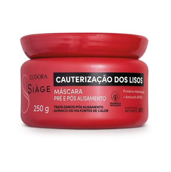 Imagem de Máscara Capilar Eudora Siàge Cauterização dos Lisos 250g