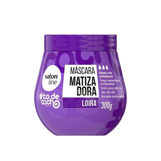 Imagem de Máscara Capilar Matizadora Salon Line Roxo To De Cacho 300g