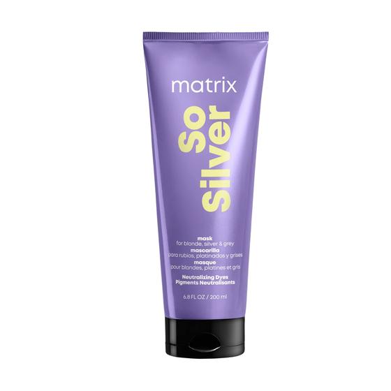 Imagem de Máscara Capilar Matrix So Silver Toning Roxa 200ml - Vegana