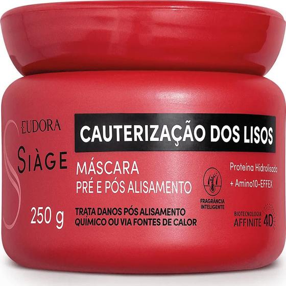 Imagem de Máscara Capilar Siàge 250g Cauterização Dos Lisos