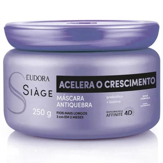 Imagem de Máscara Capilar Siàge Acelera o Crescimento 250g - Eudora