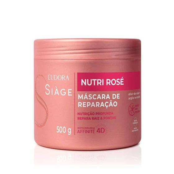 Imagem de Máscara Capilar Siàge Nutri Rosé 500g - Eudora