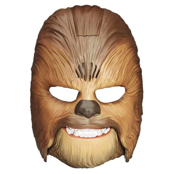 Imagem de Máscara Chewbacca Wookiee Star Wars, Efeitos Sonoros, 5+, Marrom (Exclusivo Amazon)