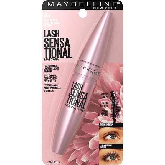 Imagem de Máscara Cílios Maybelline Lash Sensational - 254 Very Black