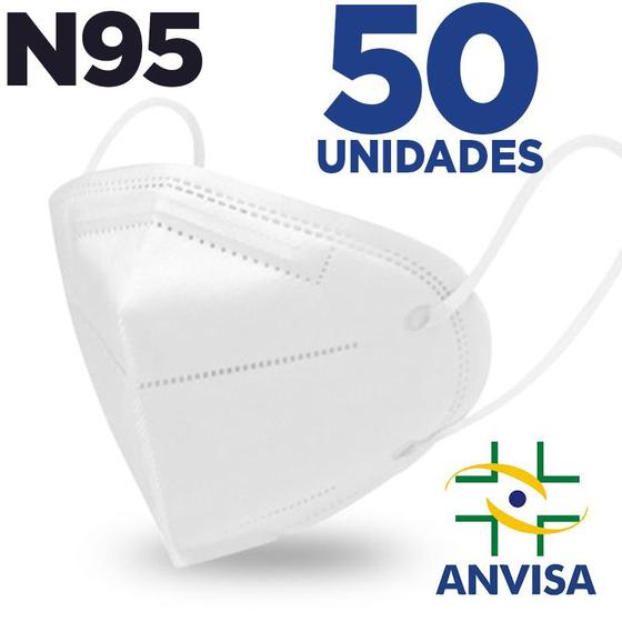 Máscara Cirúrgica KN95 - Caixa com 50 unidades Menor preço em Máscara Cirúrgica KN95 - Caixa com 50 unidades
