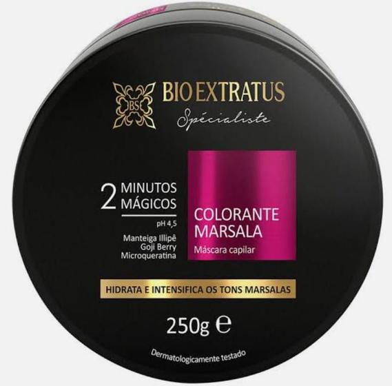 Imagem de Máscara colorante marsala bio extratus 250g