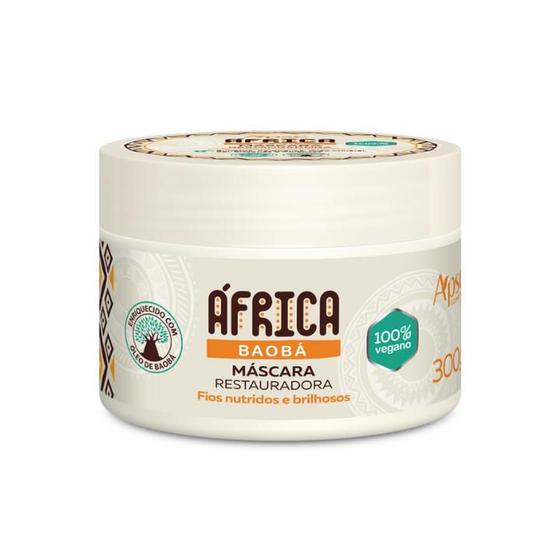Imagem de Mascara Condicionadora Africa Baoba Restauradora 300g - Tratamento Condicionante Apse