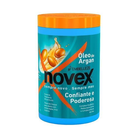 Imagem de Máscara Creme de Tratamento Ultraprofundo Novex Óleo de Argan 1kg - Embelleze