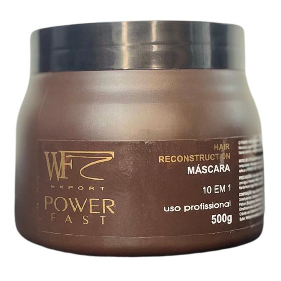 Imagem de Mascara Creme SOS Capilar Pré e PósQuímicas Progressivas Reconstrução Nutrição Power Fast WF 500g