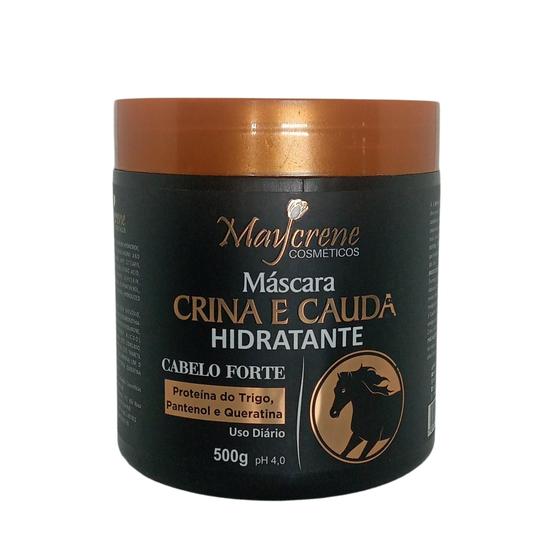 Imagem de Máscara Crina e Cauda Maycrene 500g - Hidratante com Pantenol e Queratina