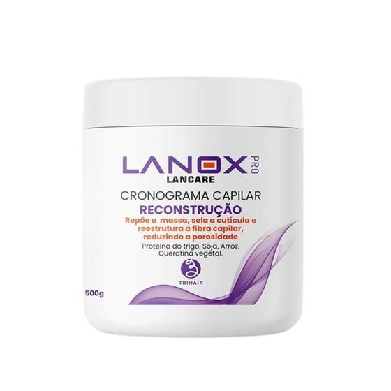 Imagem de Máscara Cronograma Capilar Reconstrução Lanox 500g