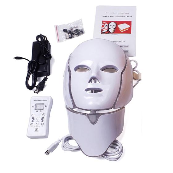 Máscara de Beleza LED Elétrica Limpeza de Pele Previne Acne - Beauty mask