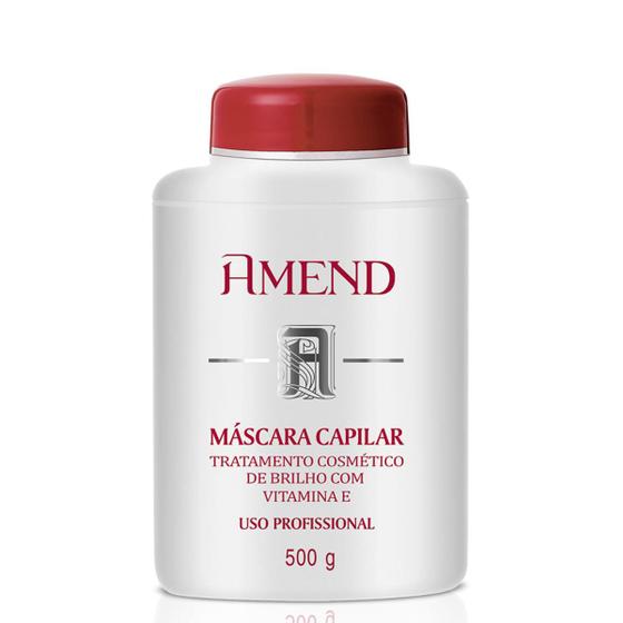 Imagem de Mascara De Brilho Com Vitamina E Amend Tradicional 500g