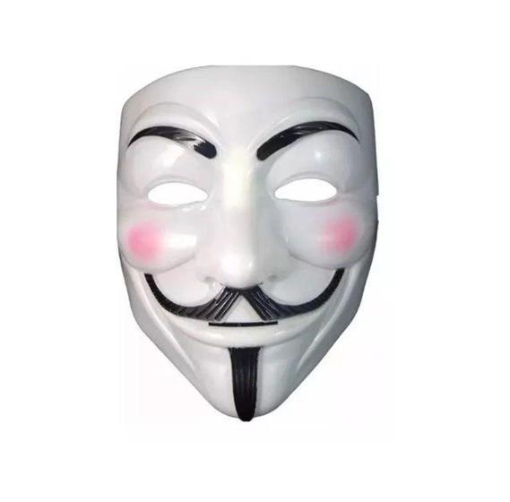 Imagem de Mascara de Carnaval Hallowenn V De Vingança Vendetta Protesto Anonymous - Festas e Decor