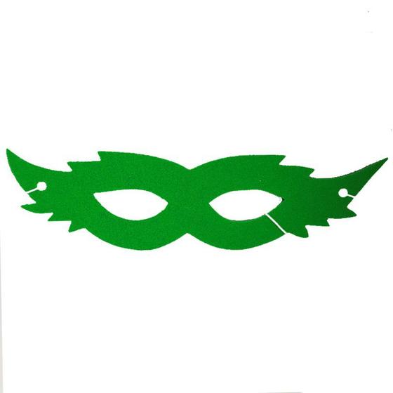 Imagem de Máscara de Carnaval Verde EVA