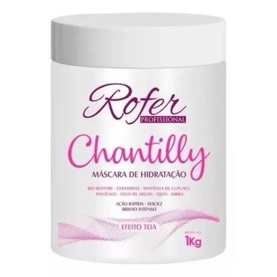 Imagem de Mascara de Chantilly Efeito Teia Rofer Professional 1 k