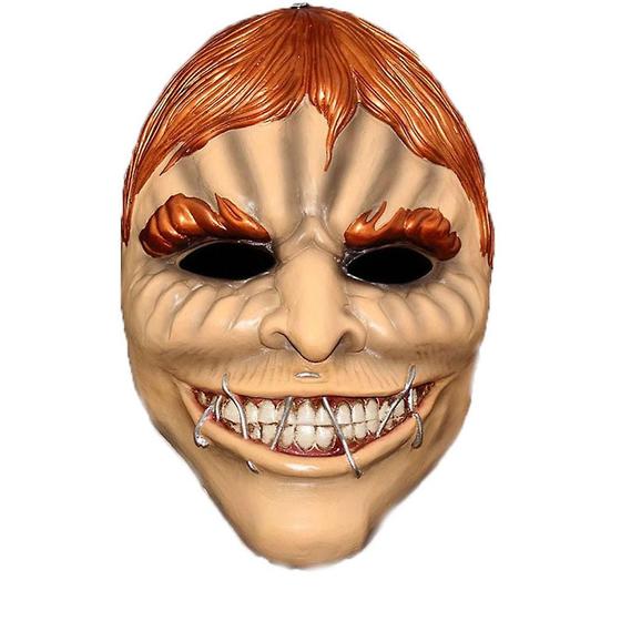 Imagem de Máscara de cosplay Payday The Heist Blonde Clown Helmet Latex