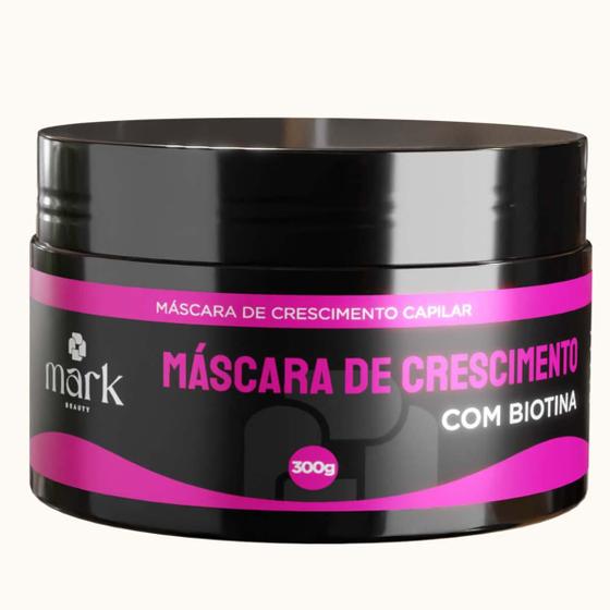 Imagem de Máscara De Crescimento Para Cabelo Biotina 300G Mark Beauty