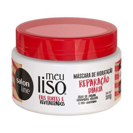 Imagem de Máscara de Hidratação Salon Line Reparação Diária Meu Liso 300g