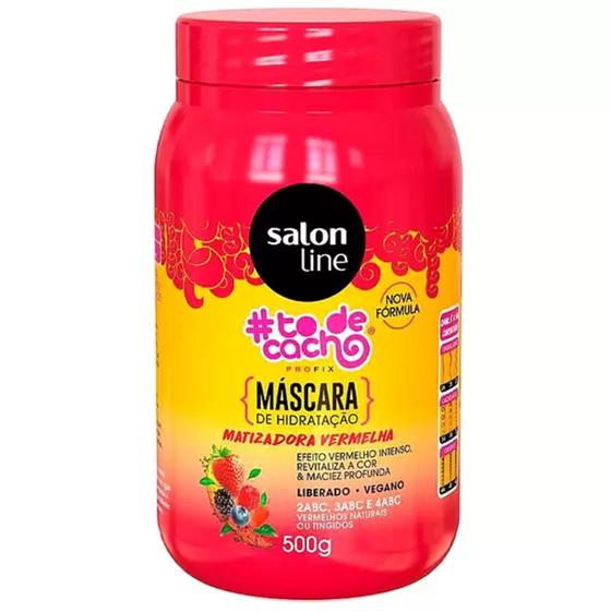 Imagem de Máscara de Hidratação Salon Line todecacho 500 gr Matizadora Vermelha