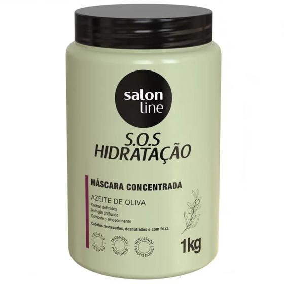 Imagem de Máscara de Hidratação Salon Line Ultra Cachos Concentrada S.O.S 1kg