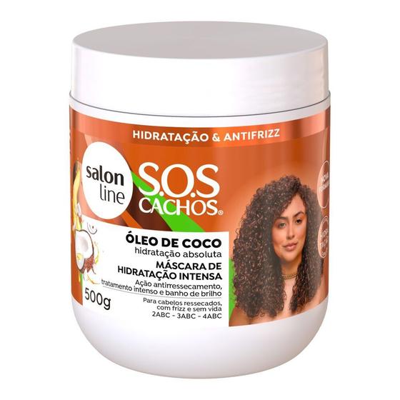 Imagem de Máscara de hidratação SOS Cachos Coco Tratamento Profundo 500g