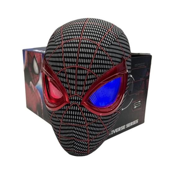 Imagem de Máscara de Homem-Aranha Recarregável - Capacete com Olhos Removíveis para Cosplay