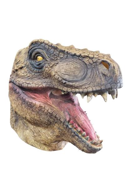 Imagem de Máscara De Látex Cabeça Dinossauro Rex Realista Fantasia