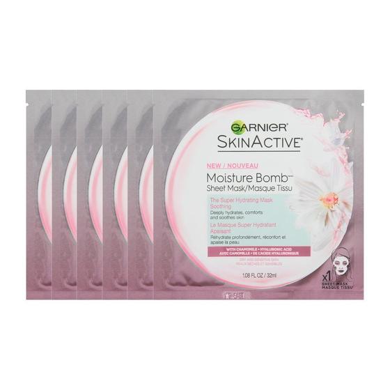 Imagem de Máscara de lençol Garnier SkinActive Moisture Bomb Soothing x6