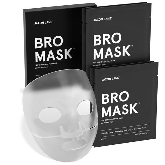 Imagem de Máscara de lençol JAXON LANE BRO MASK, hidratante e antienvelhecimento, pacote com 4