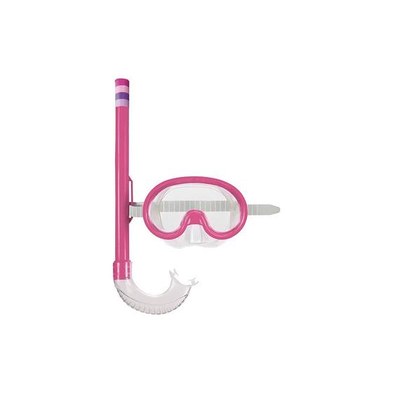 Imagem de Máscara de Mergulho e Snorkel Infantil - Rosa