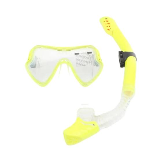 Imagem de Máscara de Mergulho Profissional com Snorkel - Adulto Unissex - Conjunto Jsjm