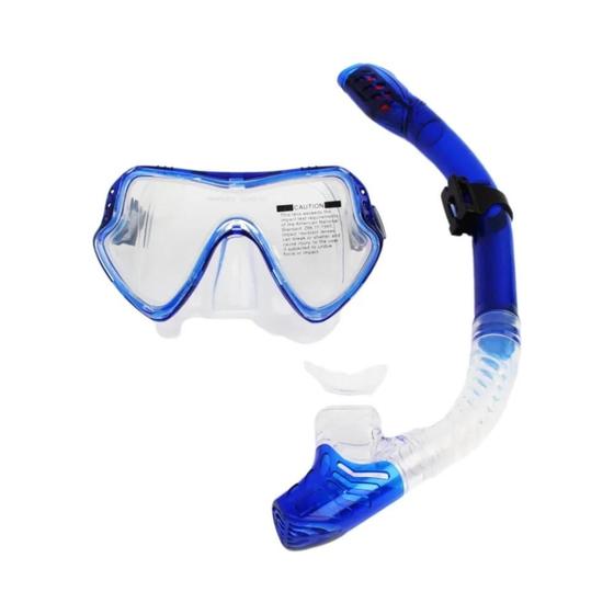 Imagem de Máscara de Mergulho Profissional com Snorkel - Adulto Unissex - Conjunto Jsjm