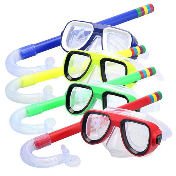 Máscara De Mergulho Snorkel Infantil para Natação Praia Piscina Menor preço em Máscara De Mergulho Snorkel Infantil para Natação Praia Piscina