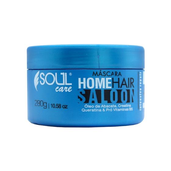 Imagem de Máscara de Nutrição Capilar Profissional Home Hair Saloon Soul Care 300 g Cronograma Capilar