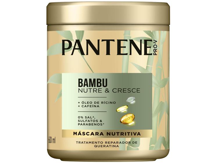 Máscara de Nutrição Pantene Bambu Nutre e Cresce – 600ml
