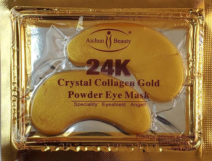 Imagem de Máscara de olhos AICHUN BEAUTY Crystal 24K Gold Powder Gel Collagen