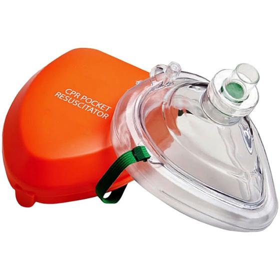 Imagem de Máscara de Oxigênio Pocket para RCP com Válvula, Filtro e Estojo MD