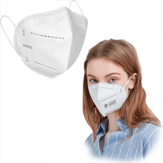 Máscara De Proteção Hospitalar KN95 Com Clip Nasal Kit com 100 Menor preço em Máscara De Proteção Hospitalar KN95 Com Clip Nasal Kit com 100