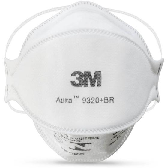 Máscara de Proteção Respiratória Descartável 3M Aura 9320 BR PFF-2 CA ...