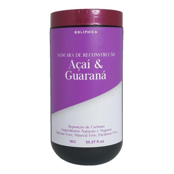 Imagem de Máscara De Reconstrução Açai E Guaraná Obliphica 1Kg