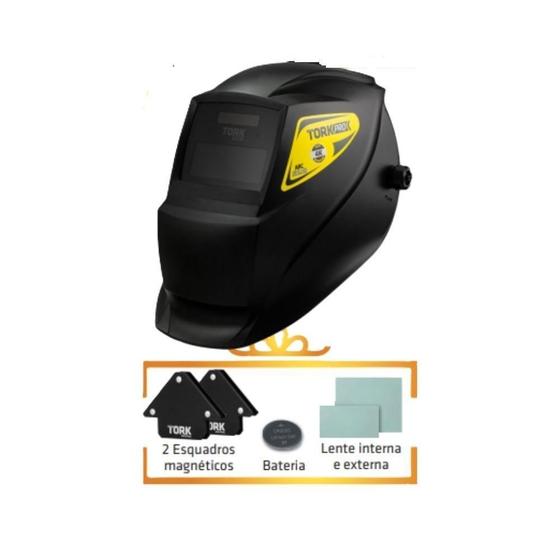 Imagem de Mascara De Solda Automática Com Acessórios Super Tork Unic U