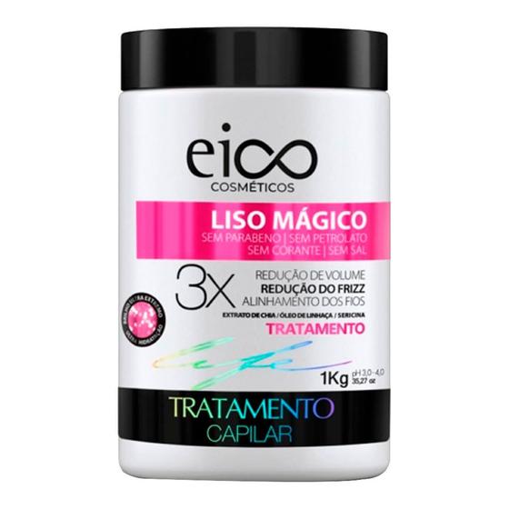 Máscara de Tratamento Eico Life Liso Mágico - 1Kg Menor preço em Máscara de Tratamento Eico Life Liso Mágico - 1Kg