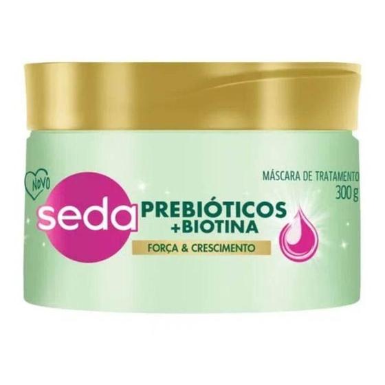 Imagem de Máscara de Tratamento Seda Força & Crescimento Prebióticos + Biotina 300g