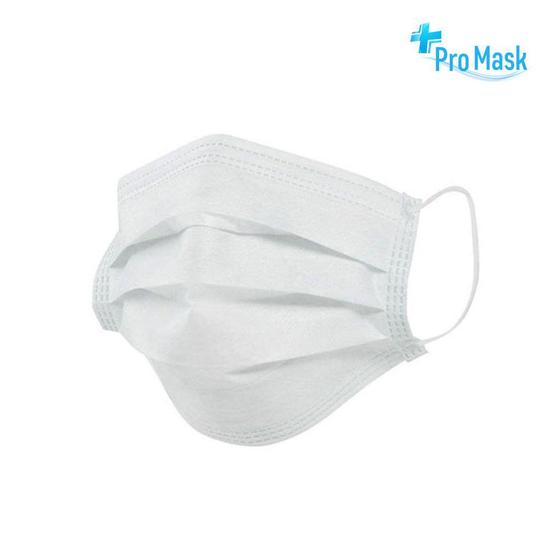 Imagem de Máscara Descartável Para Rosto Máscara Tripla Camada Com Clipe Marca Pro Mask