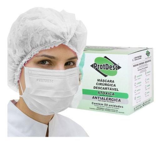 Mascara Descartavel Tripla Cirurgica Protdesc Com 50und - Anvisa Menor preço em Mascara Descartavel Tripla Cirurgica Protdesc Com 50und - Anvisa