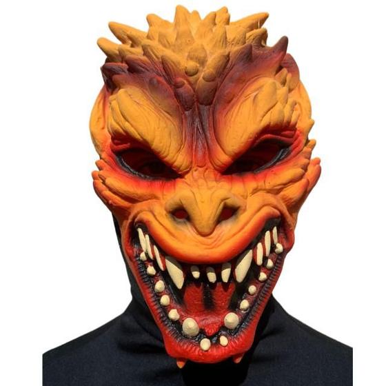 Imagem de Máscara Diabo Calombo Halloween Carnaval Fantasia Teatro Terror Assustador Dia das Bruxas Zumbi Cosplay